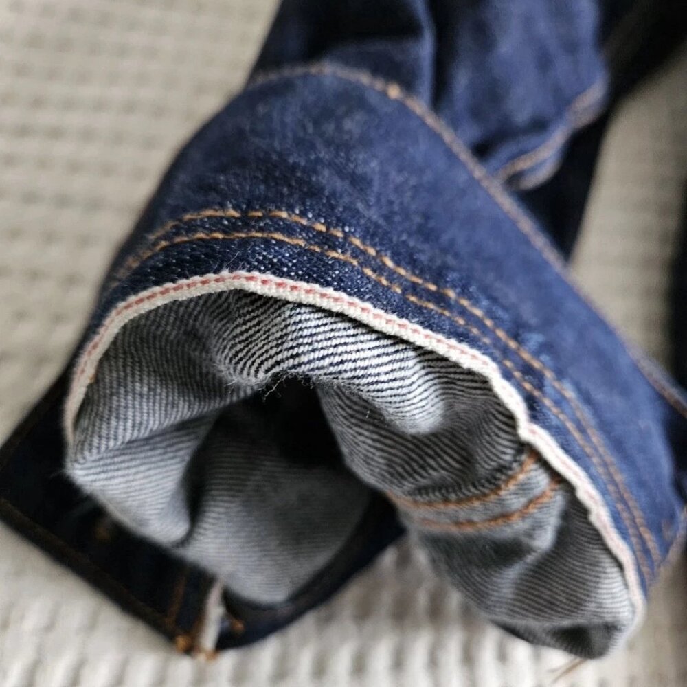Ciano Farmer Denim Co.  - 14oz Selvedge Texas Denim Workshirt handmade XL - Picture 8 of 16